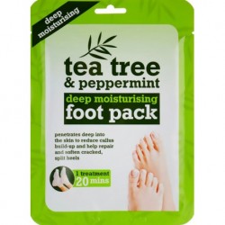 Маска-носочки для ног с маслом чайного дерева и мяты