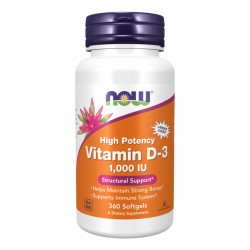 Витамин D3 Now Foods VIT D-3 1000 IU 360 капсул